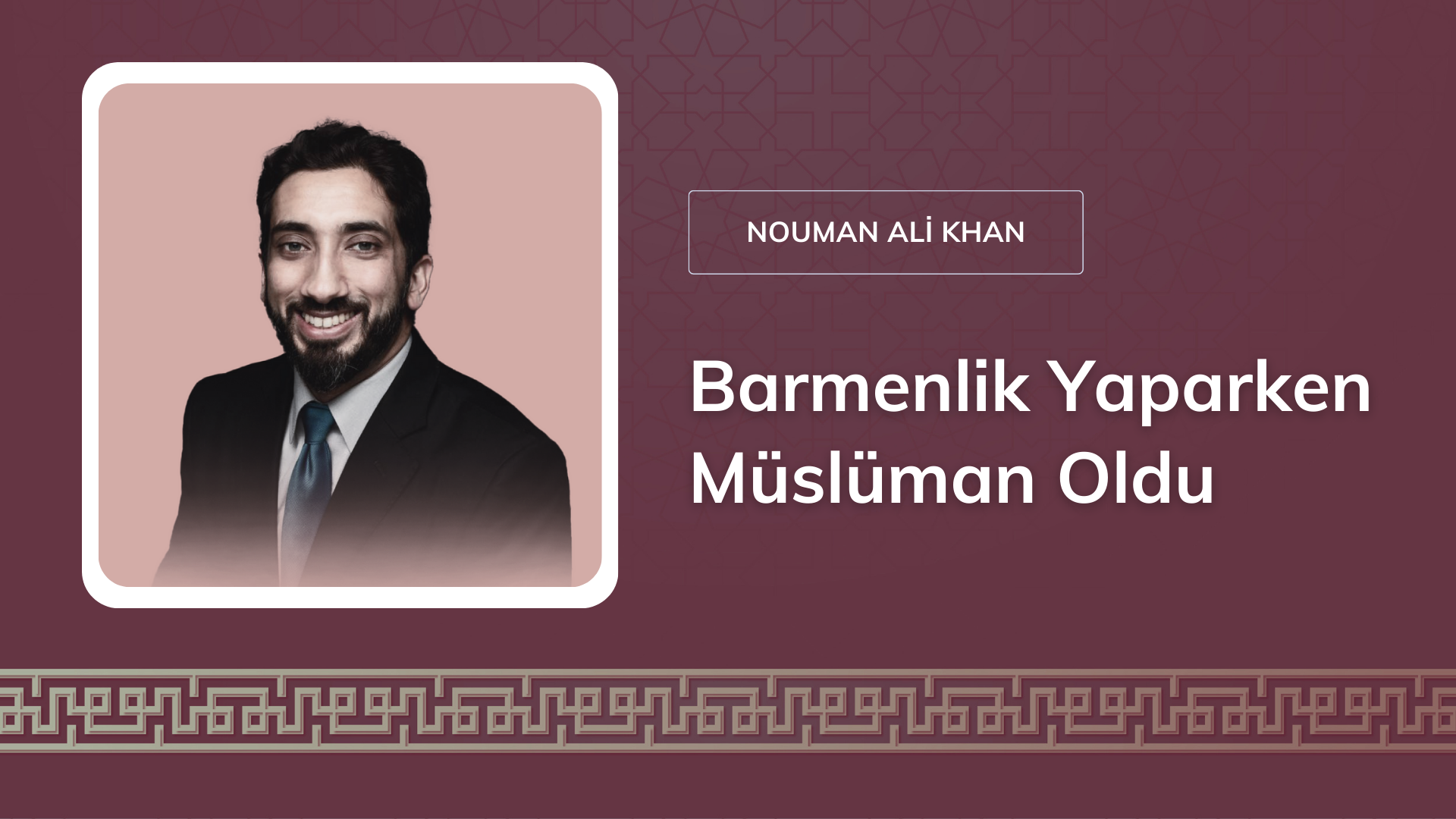 Barmenlik Yaparken Müslüman Oldu [Nouman Ali Khan]
